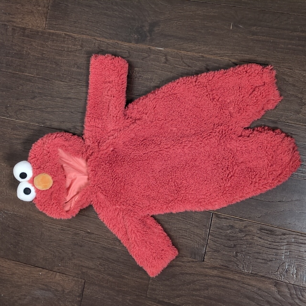 Pottery Barn Kids Red Elmo Fuzzy Halloween Costume